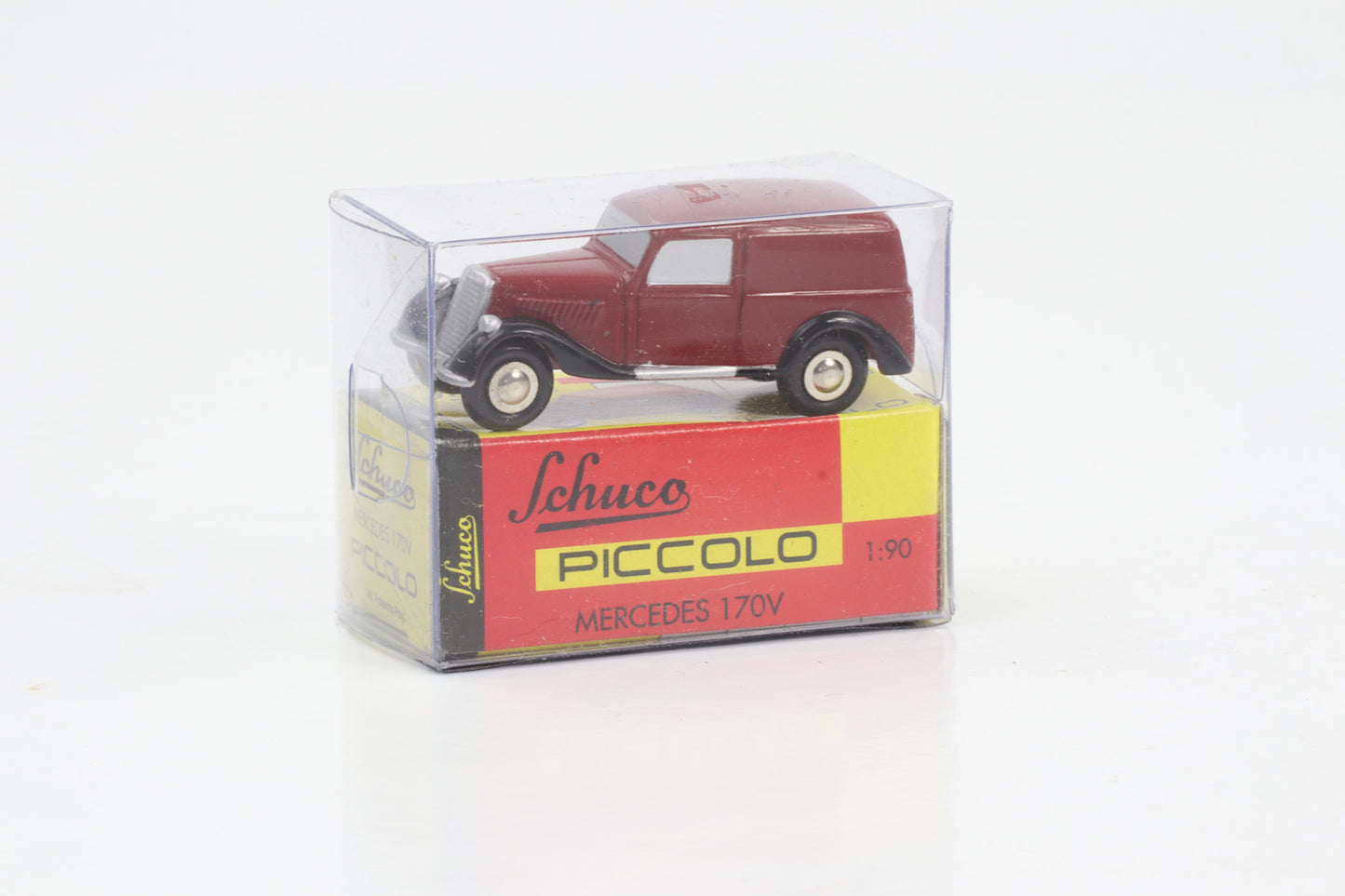 1:90 Furgoneta Mercedes-Benz 170V rojo Schuco Piccolo 01521