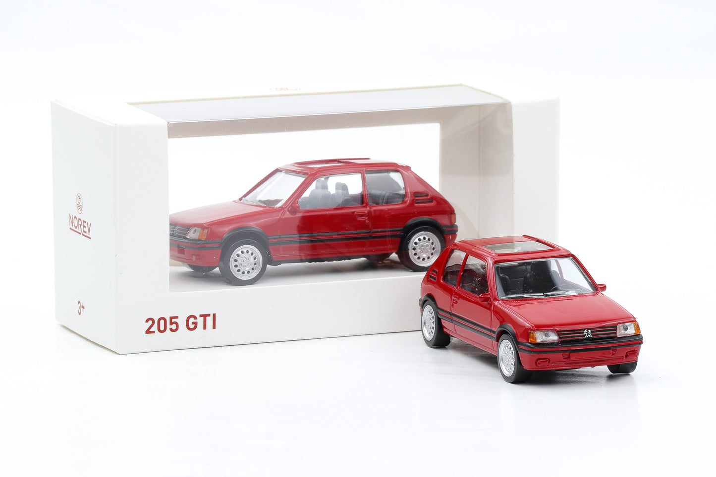 1:43 Jet Car Norev Peugeot 205 GTI 1992 rot 471713