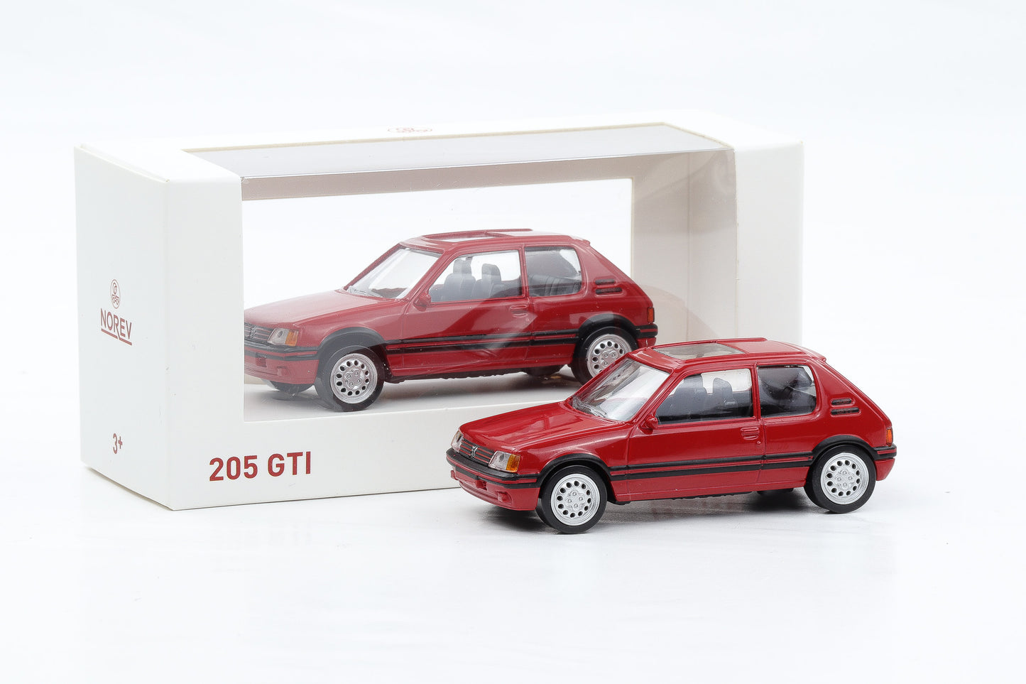 1:43 Jet Car Norev Peugeot 205 GTI 1992 rot 471713