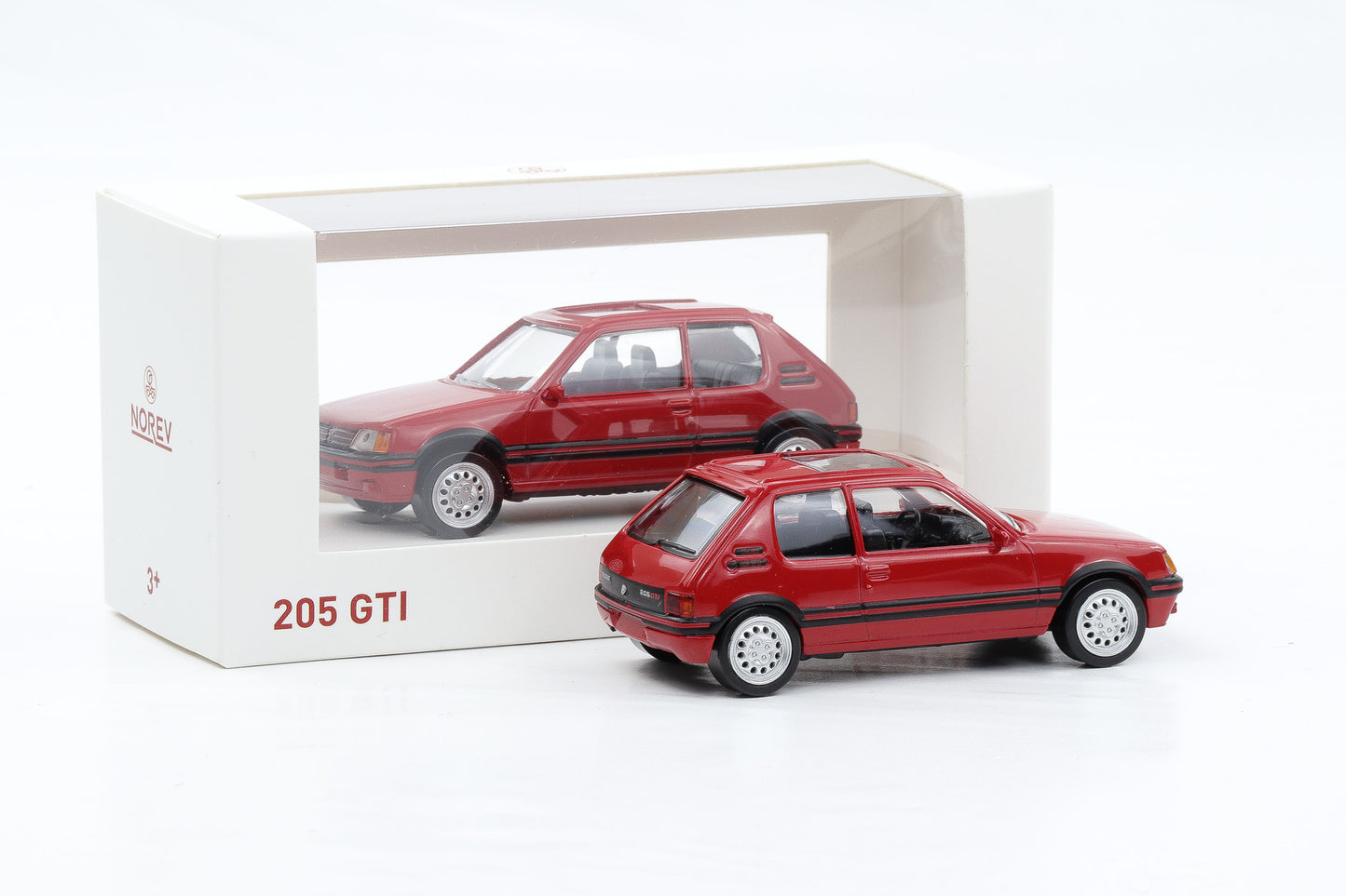 1:43 Jet Car Norev Peugeot 205 GTI 1992 rot 471713