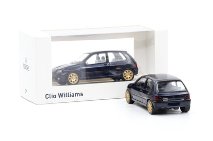 1:43 Jet Car Norev Renault Clio Williams 1993 dunkleblau goldene Felgen