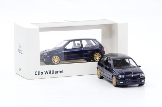 1:43 Jet Car Norev Renault Clio Williams 1993 dunkleblau goldene Felgen