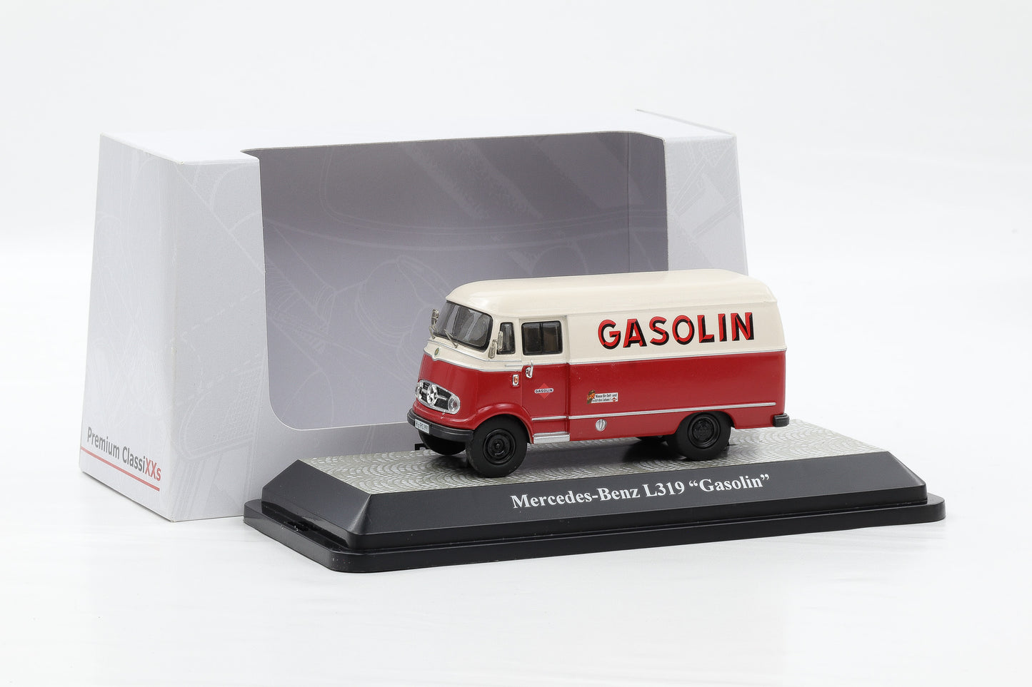 1:43 Premium Classixxs Mercedes-Benz L319 Kasten Gasolin #11011