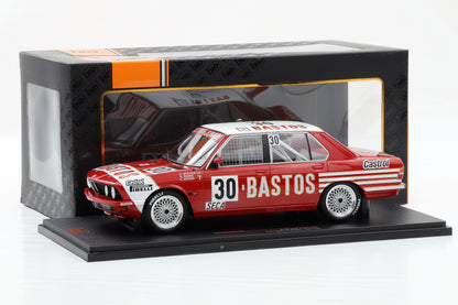 1:18 IXO BMW 528i E28 #30 Bastos 24h Spa 1982 Heyer Hahne Joost