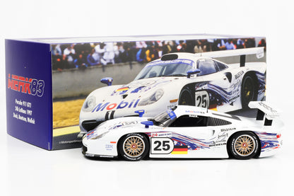 1:18 Werk83 Porsche 911 GT1 #25 Stuck, Boutsen, Wollek 24h Le Mans 1997