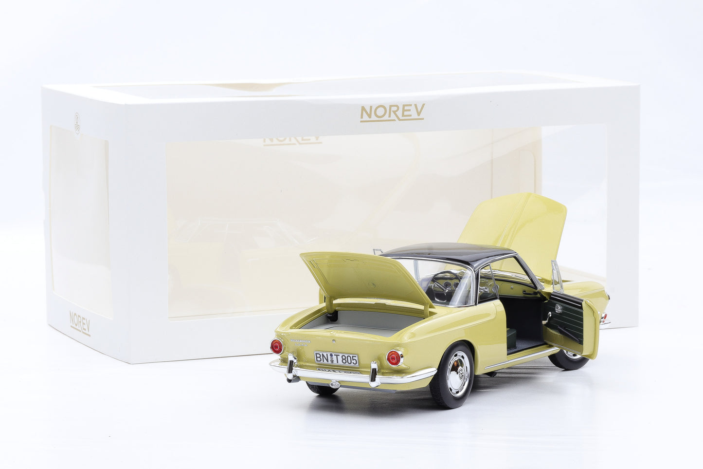 1:18 Norev VW Volkswagen Karmann Ghia 1500 Typ 34 1961 manila yellow limited