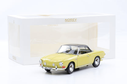 1:18 Norev VW Volkswagen Karmann Ghia 1500 Typ 34 1961 manila yellow limited