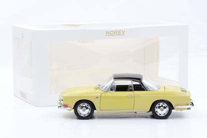 1:18 Norev VW Volkswagen Karmann Ghia 1500 Typ 34 1961 manila yellow limited