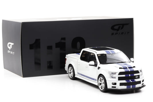 1:18 GT Spirit Ford Shelby F150 Super Snake Pick-Up white/ blue stripes GT824