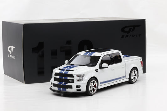 1:18 GT Spirit Ford Shelby F150 Super Snake Pick-Up white/ blue stripes GT824