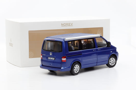 1:18 Norev VW T5 VW California Bus Camping Ravennablau metallic 2003 188607