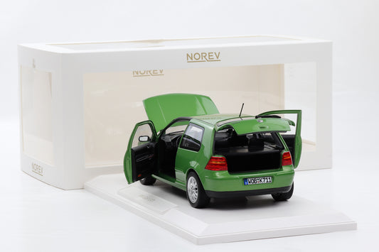 1:18 VW Volkswagen Golf IV GTI 1998 Cosmicgreen metallic 188571 full opening