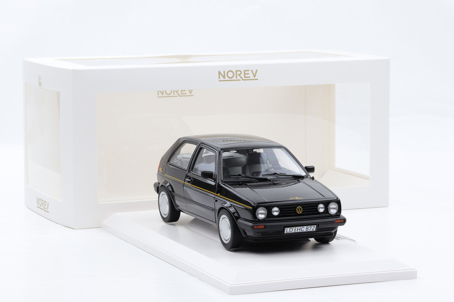 1:18 Norev VW Volkswagen Golf II 2 Plus Ultra Schweiz 1990 black limited 300 pcs.