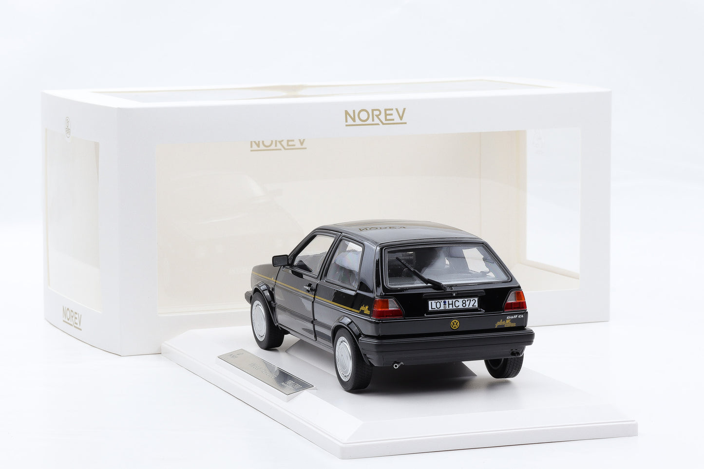1:18 Norev VW Volkswagen Golf II 2 Plus Ultra Schweiz 1990 black limited 300 pcs.