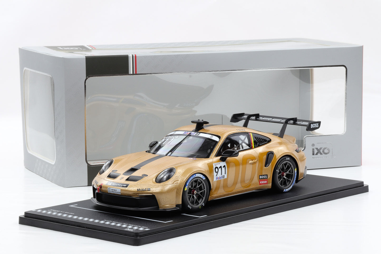 1:18 IXO Porsche 911 GT3 Cup #911 Supercup Hungaroring 2023 Timo Glock