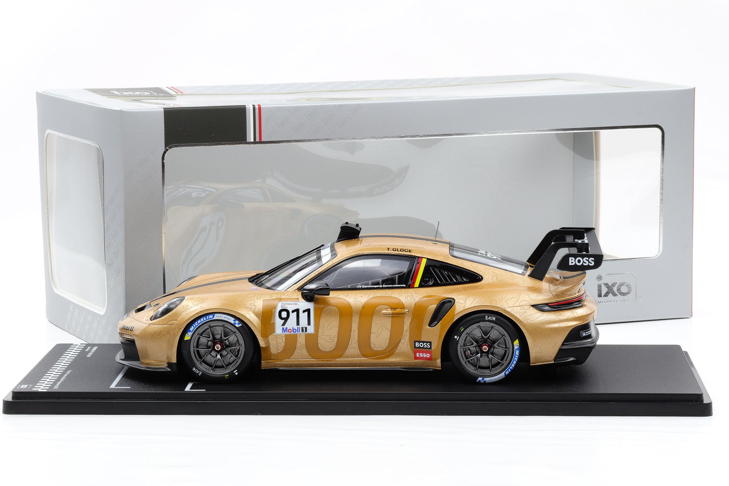 1:18 IXO Porsche 911 GT3 Cup #911 Supercup Hungaroring 2023 Timo Glock