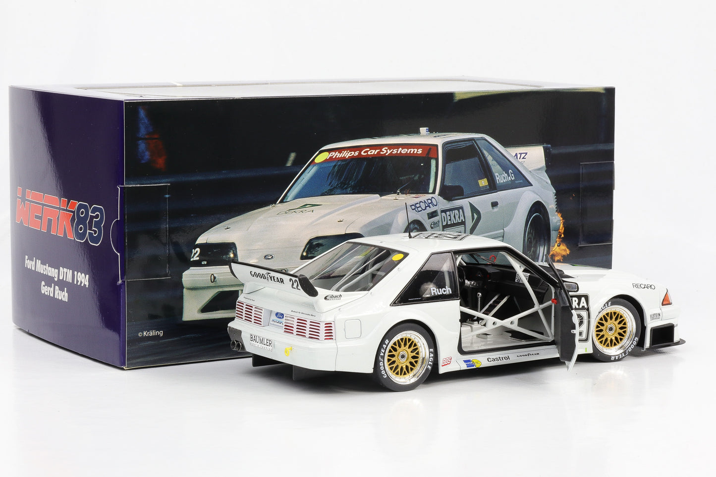 1:18 Ford Mustang 5.0 #22 Ruch Motorsport DTM 1994 Gerd Ruch Werk83 diecast