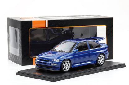 1:18 IXO Ford Escort RS Cosworth 1996 Ready to race blau metallic 18CMC184