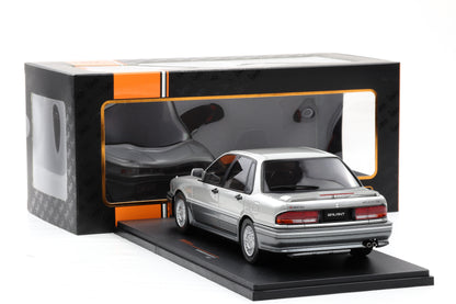 1:18 IXO Mitsubishi Galant VR-4 2.0DOHC RHD silber 1987 18CMC191