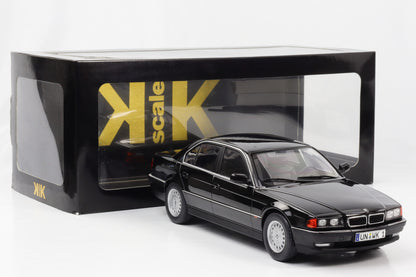 1:18 kk Scale BMW 740i E38 Serie 1 1994 schwarz metallic Moviecar Bang Boom Bang