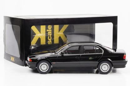 1:18 kk Scale BMW 740i E38 Serie 1 1994 schwarz metallic Moviecar Bang Boom Bang