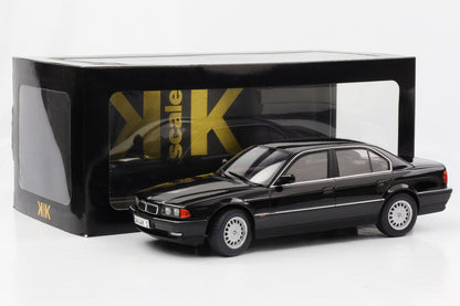 1:18 kk Scale BMW 740i E38 Serie 1 1994 schwarz metallic Moviecar Bang Boom Bang