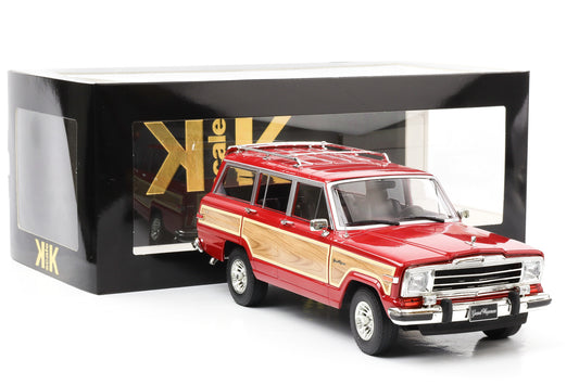 1:18 KK-Scale Jeep Grand Wagoneer 1989 rot Holzoptik diecast