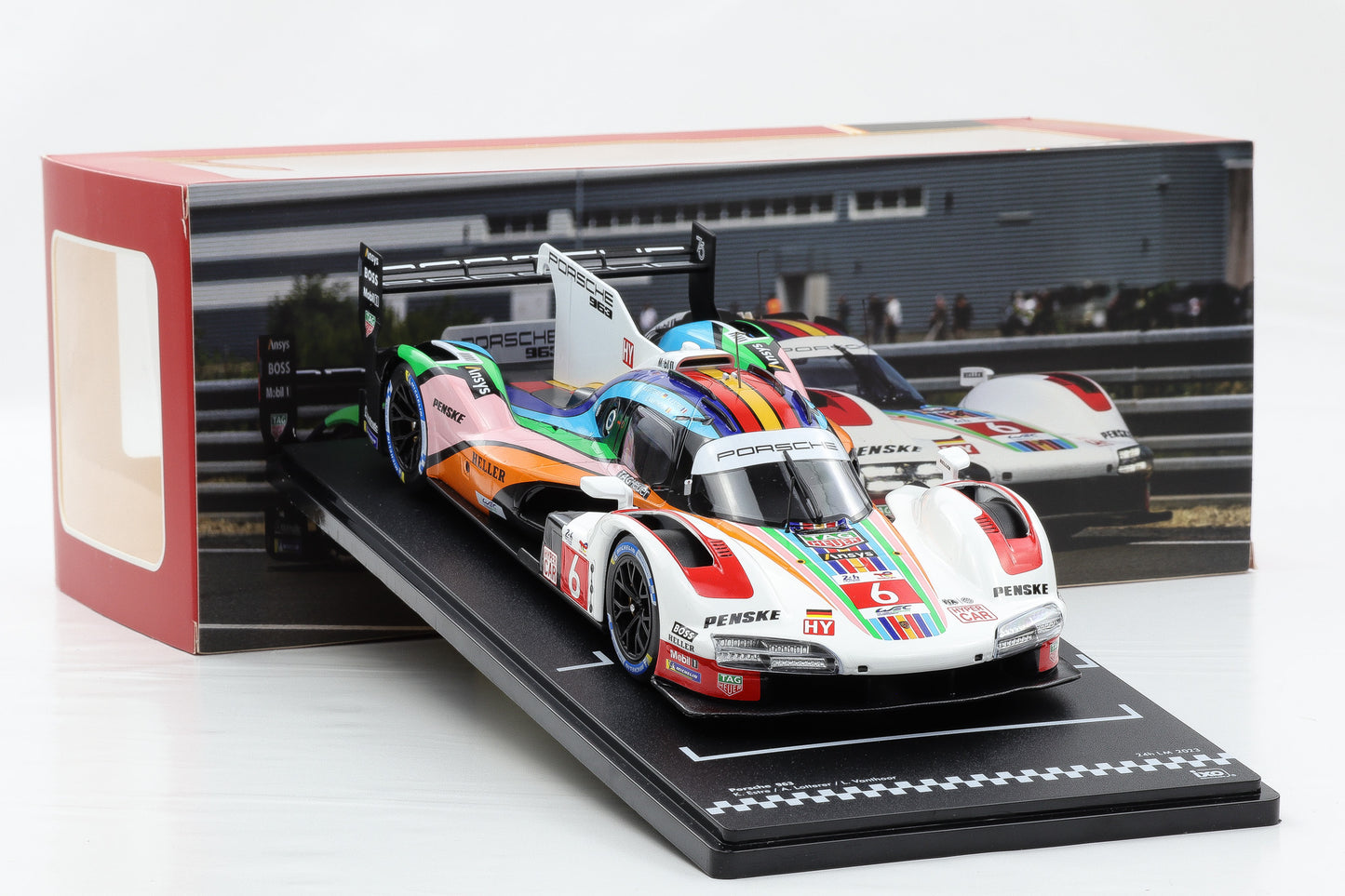 1:18 IXO Penske Porsche 963 #6 24h LeMans 2023 Estre, Lotterer, Vanthoor / diecast