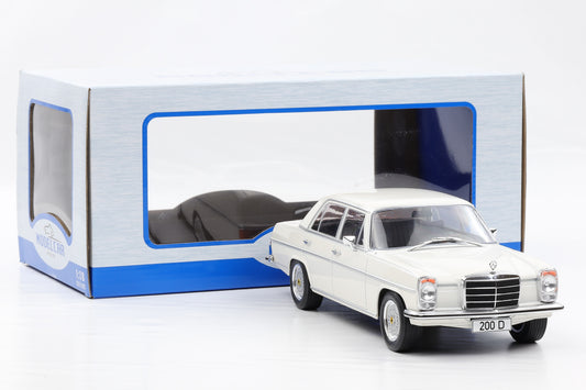 1:18 MCG Mercedes Benz 220 D /8 Strichachter W115 1968 weiss diecast 18122