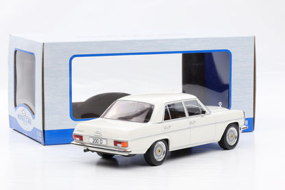 1:18 MCG Mercedes Benz 220 D /8 Strichachter W115 1968 weiss diecast 18122