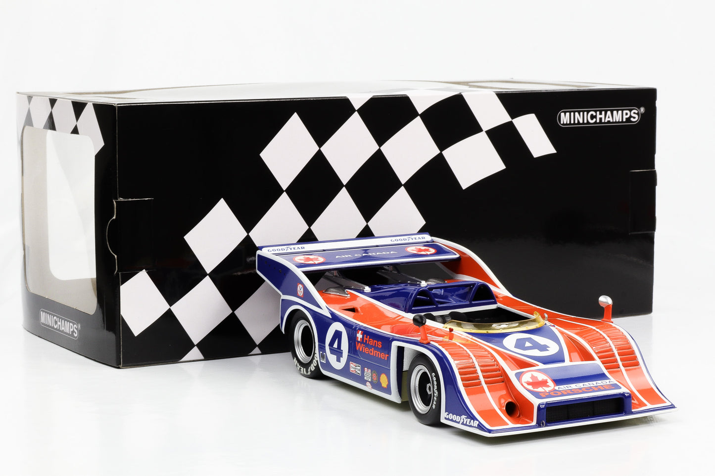 1:18 Minichamps Porsche 917/10 #4 Hans Wiedmer 2nd Place Mosport Can-Am 1973