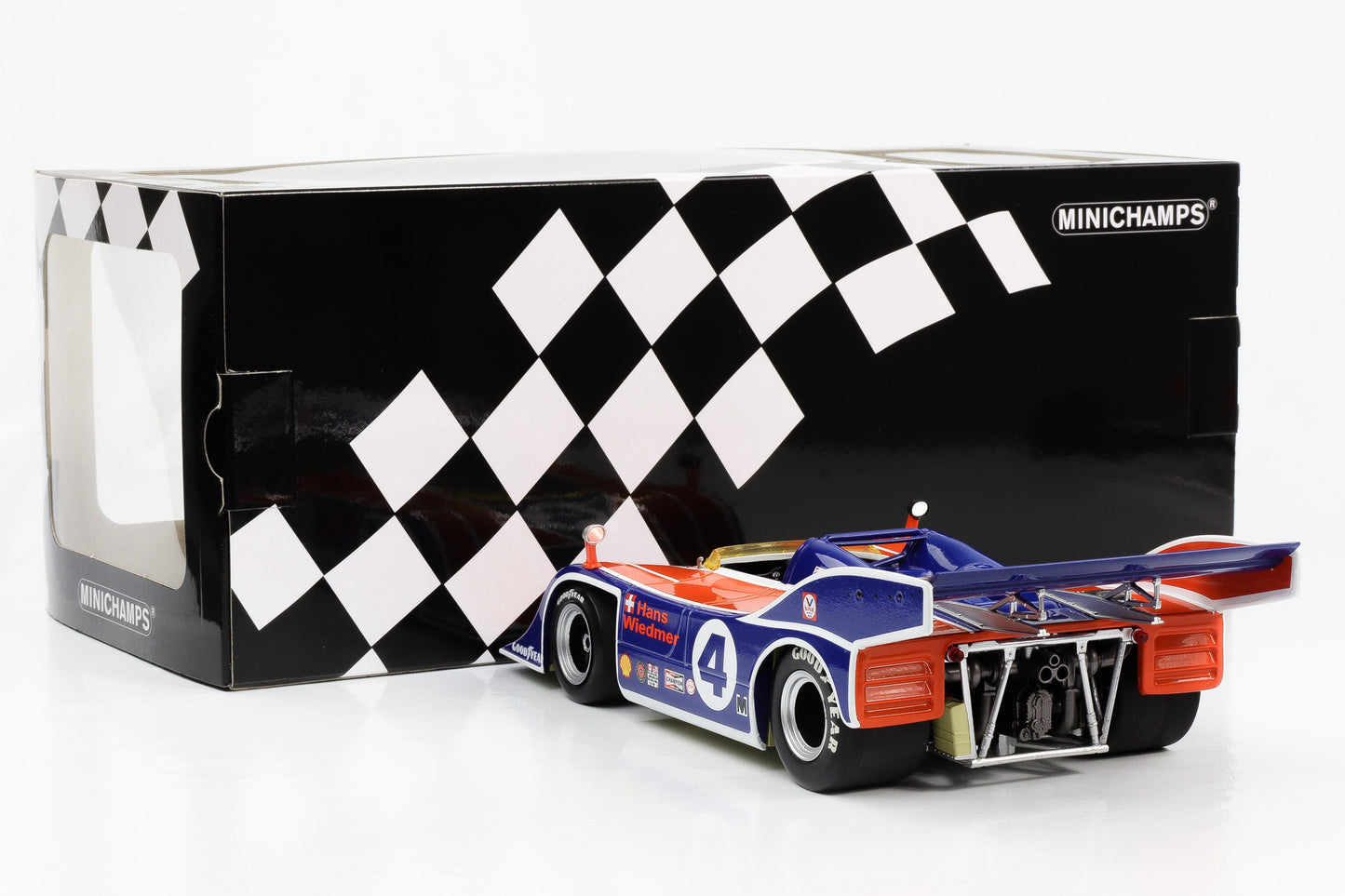 1:18 Minichamps Porsche 917/10 #4 Hans Wiedmer 2nd Place Mosport Can-Am 1973