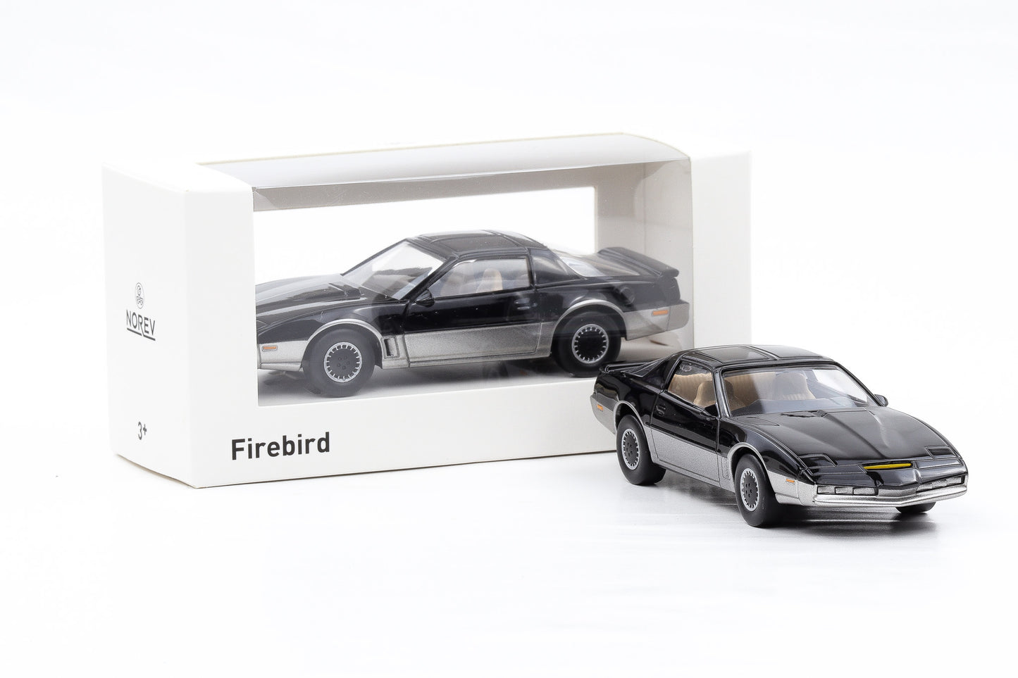 1:43 Norev Jet Car Pontiac Firebird 1982 like KARR black Movie 930001