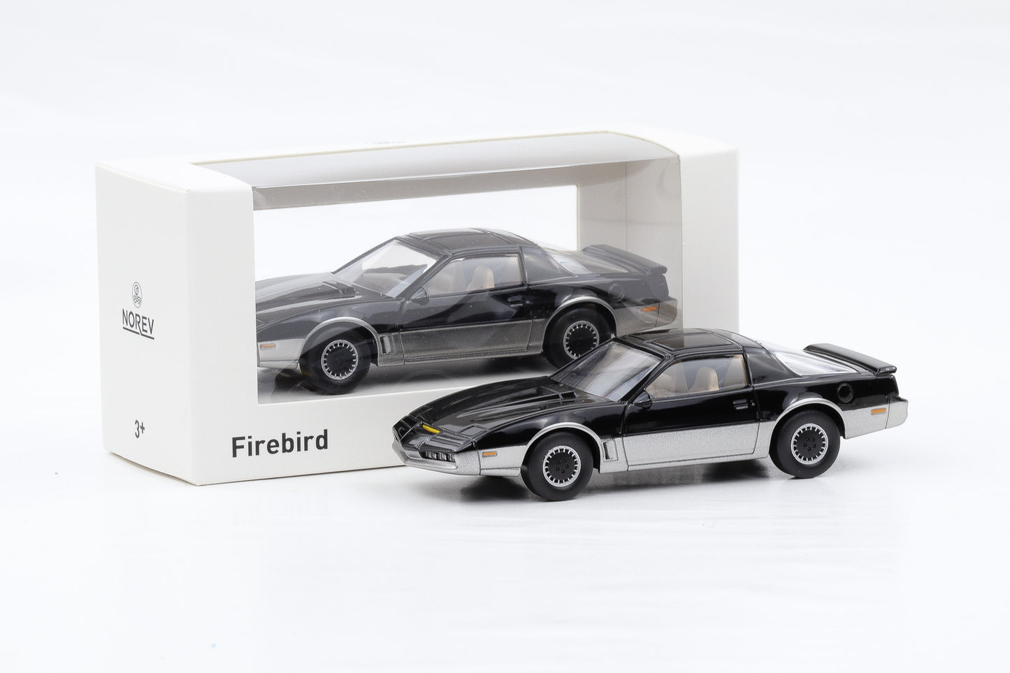 1:43 Norev Jet Car Pontiac Firebird 1982 like KARR black Movie 930001