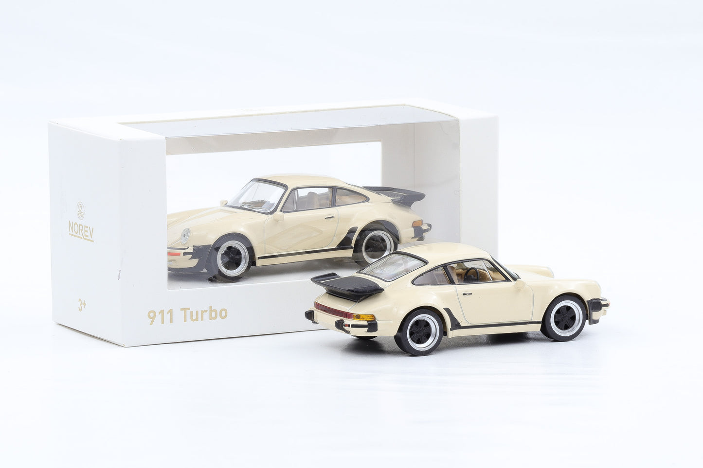 1:43 Norev Jet Car Porsche 911 Turbo Coupe 1978 beige 750071