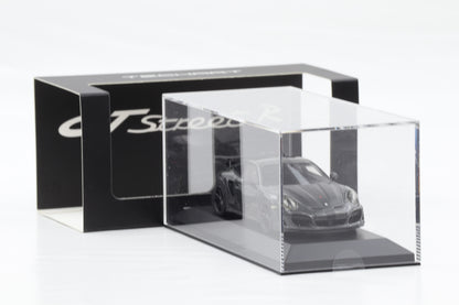 1:43 Techart Porsche 911 GTstreet R Basis 991 Turbo schiefergrau Dealer Resin