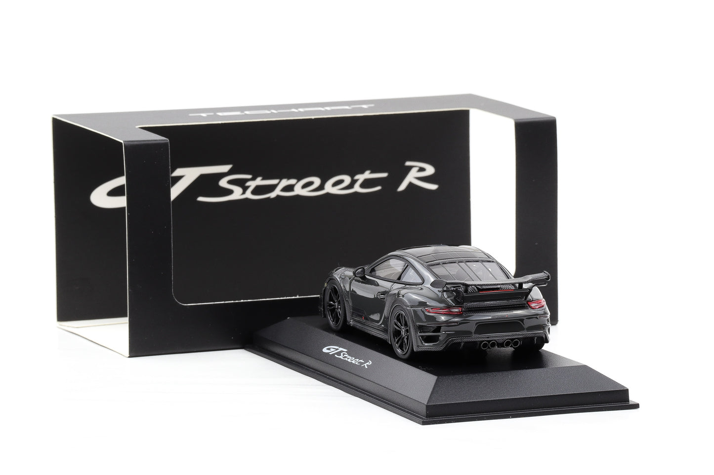 1:43 Techart Porsche 911 GTstreet R Basis 991 Turbo schiefergrau Dealer Resin