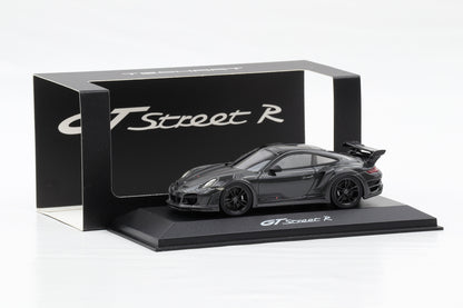 1:43 Techart Porsche 911 GTstreet R Basis 991 Turbo schiefergrau Dealer Resin