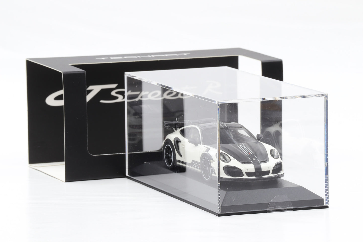 1:43 Techart Porsche 911 GTstreet R Basis 991 Turbo weiss Dealer Resin