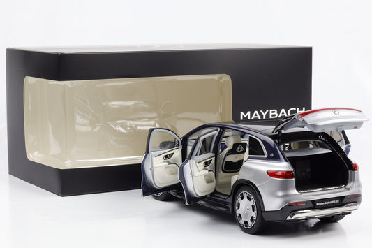 1:18 NZG Mercedes-Maybach EQS 680 (Z296) SUV 2024 silber-schwarz