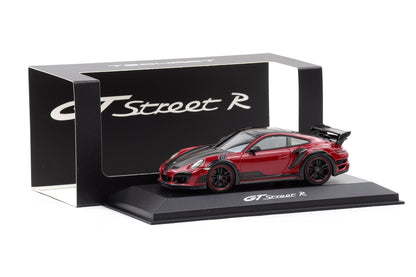 1:43 Techart Porsche 911 GTstreet R Basis 991 Turbo Karminrot Dealer Resin