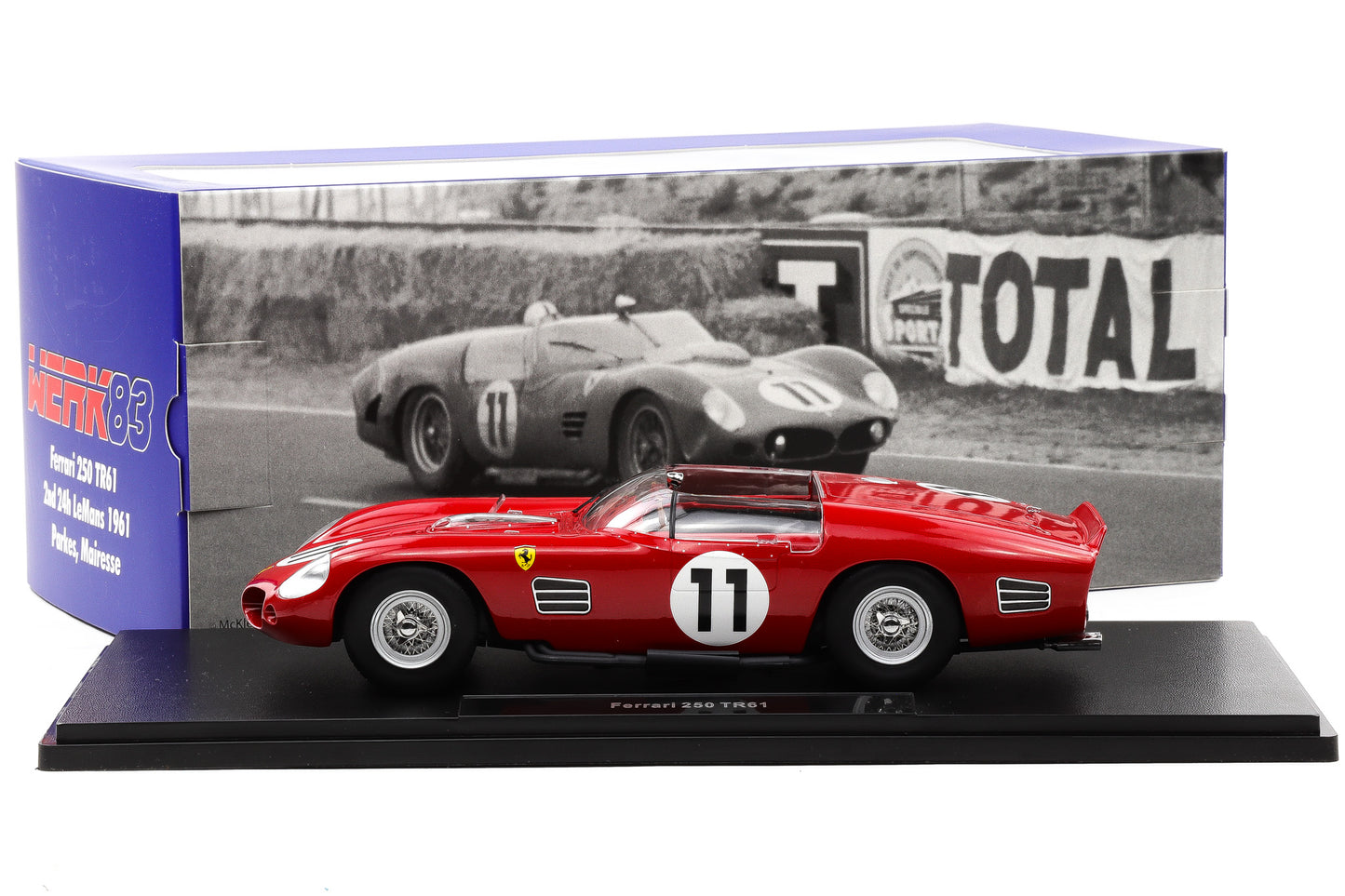 1:18 Werk83 Ferrari 250 TRI #11 2nd 24h LeMans 1961 Parkes, Mairesse
