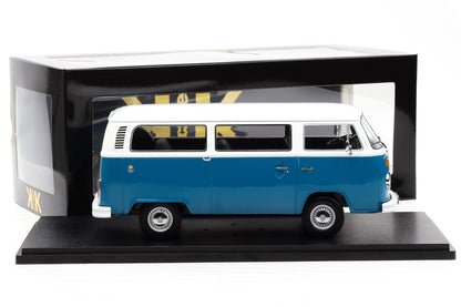 1:18 KK-Scale VW Volkswagen T2b Bus 1972 blau weiß KKDC181362