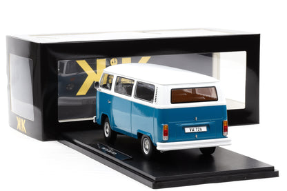 1:18 KK-Scale VW Volkswagen T2b Bus 1972 blau weiß KKDC181362