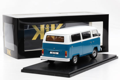 1:18 KK-Scale VW Volkswagen T2b Bus 1972 blau weiß KKDC181362