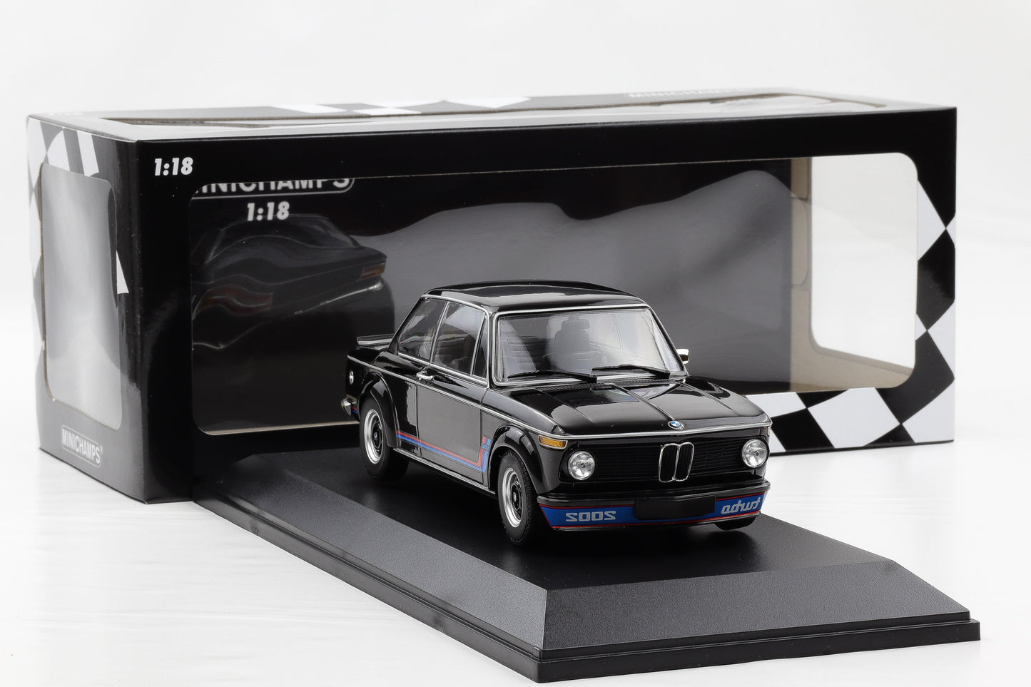 1:18 Minichamps BMW 2002 Turbo 1973 Schwarz 155026204