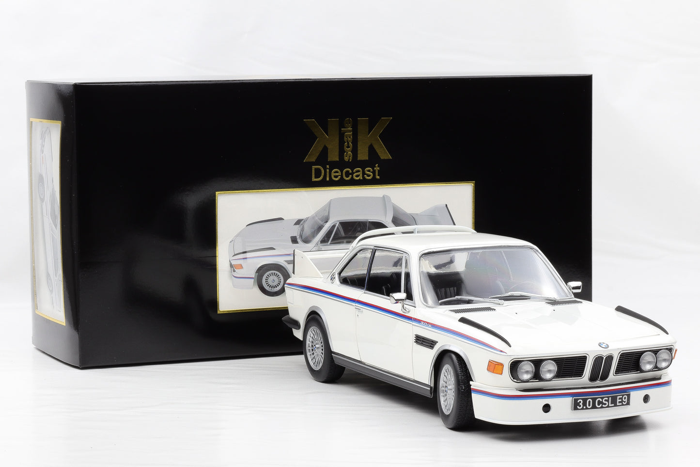 1:12 KK-Scale BMW 3.0 CSL Coupe E9 1973 1 Modellfahrzeug weiß KKDC120232