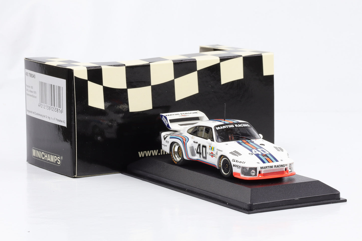 1:43 Minichamps Porsche 935 24h Le Mans 1976 Stommelen Schurti