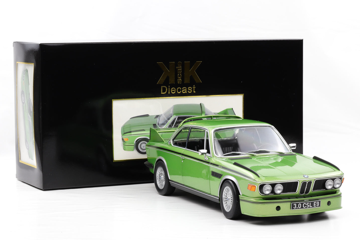 1:12 KK-Scale BMW 3.0 CSL Coupe E9 1973 1 Modellfahrzeug grün metallic KKDC120231