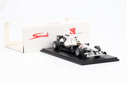 1:43 Spark Sauber C29 No. 22 Pedro De La Rosa European GP 2010 S3006